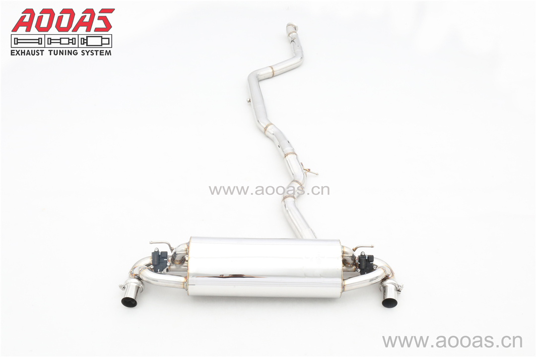 19款宝马Z4 G29 2.0T 中尾段双边单出电子阀门